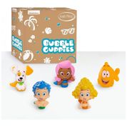 Hora do Banho Bubble Guppies com 5 Personagens Divertidos para Crianças de 3 Anos ou Mais, JUST PLAY, Azul