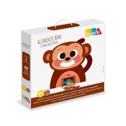 Alimente bem o Macaquinho - Brinquedo Educativo Babebi