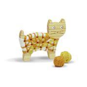 Alinhavo Gata Luna - Brinquedo Educativo de Madeira