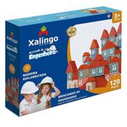 Brincando de Engenheiro 120 peças - Brinquedo Educativo Xalingo