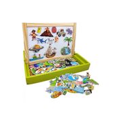 Lousa Infantil Magnética Grandes Aventuras 2 em 1 - Brinquedo Educativo