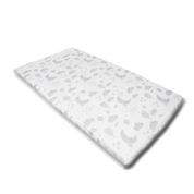 Colchonete para Berço TAM 1 (88x52x4) Cosco - Branco Estampado