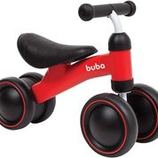 Bicicleta de Equilibrio 4 Rodas Buba Vermelho