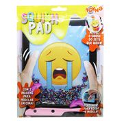 Squish Pad Lousa emoji Chorando para decorar Toyng