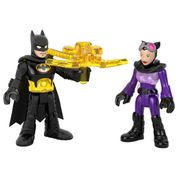 Imaginext - Batman Figuras - Batman e Mulher Gato Hgx82