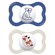 Chupeta Supreme 6+ Meses Embalagem Dupla Azul - Mam Baby