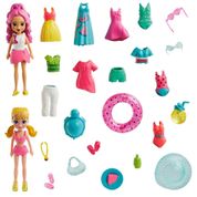 Polly Pocket Conjunto Moda Diversão Praia Tropical - Mattel