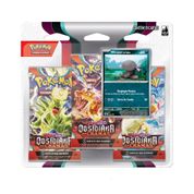 Pokémon Obsidiana em Chamas Blister Triplo - Copag