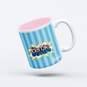 Caneca Barbie Azul - Fun Divirta-se