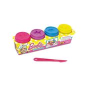 Barbie Conjunto Massinha Com 4 Potes 50g - Fun Divirta-Se