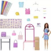 Boneca Barbie-  Profissões Designer De Moda Com Estampa Luxo