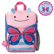 Mochila Escolar Zoo Borboleta Pug Skip Hop Rosa