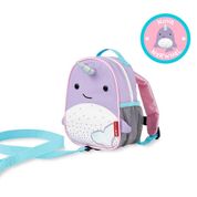 Mini Mochila Com Guia Skip Hop Zoo Baleia Narval