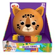 Brinquedo Educativo - Encaixe Formas - Oncinha Pintada - Elka