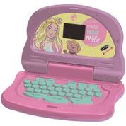 Laptop Infantil - Barbie Charm Tech - Bilíngue - Candide