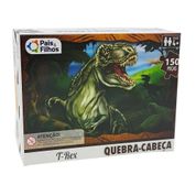 Puzzle Dinossauro T-Rex 150 Peças - Pais e Filhos UNICA Puzzle Dinossauro T-Rex 150 Peças - Pais e Filhos