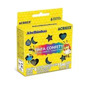 Tinta Confetti 15ml 6 Cores - Acrilex