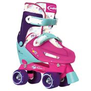 Patins Clássico Ajustável - Unicórnio - M - Rosa - Astro Toys