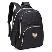 Mochila Kika Preta Notebook Com Chaveiro - Nova Rio