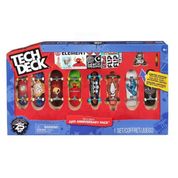 Tech Deck Pack com 8 Skates de Dedo Aniversário de 25 Anos