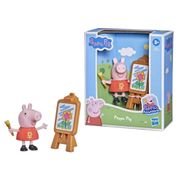 Peppa Pig Amigos Divertidos Peppa Artista Hasbro Rosa