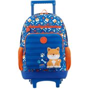 Mochila de Rodinhas Xeryus 16 College Shiba Azul