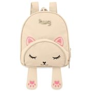 Mochila Fun Gato Bege Hug