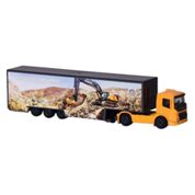 Miniatura Caminhão Baú Volvo Fmx Show Truck 1/64 - Majorette