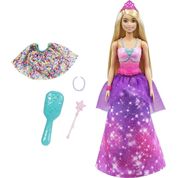 Boneca Barbie Princesa Sereia Transformável - Mattel GTF92