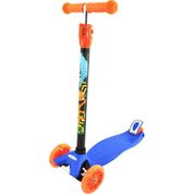 Patinete Infantil Azul 3 Rodas Luzes Led - DmToys 5666