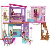 Barbie Casa de Bonecas Malibu + Acessórios Mattel - HCD50