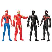 Kit Com 4 Bonecos Vingadores 20cm Marvel Original - Hasbro