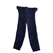 Calça de Tricô Canelada Básica Tricô Kids Azul Marinho