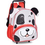 Mochila Infantil Clio Style Com Rodinhas Pet Petit Vermelho