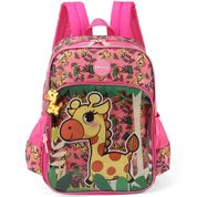 Mochila Escolar de Costas Luxcel Up4You Girafa Pink