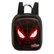 Mochila Pequena Maxtoy 3D Homem Aranha Miles Preto