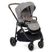 Carrinho de Bebê Joie Versatrax E Cinza Gray Flannel