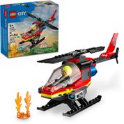 Lego City Helicoptero dos Bombeiros 60411 85pcs