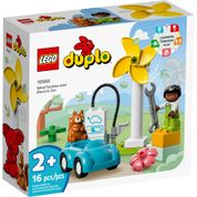 Lego Duplo Turbina Eólica e Carro Elétrico 10985 16pcs