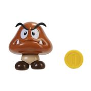 Boneco Super Mario Articulado Goomba 8cm - Candide 3007