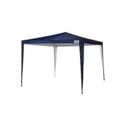 Gazebo 3m x 3m Poliester Oxford Azul com Silvercoating