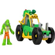 Boneco Killer Croc e Carro De Ação Imaginext Mattel HML05