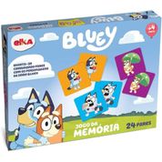 Jogo infantil Da Memória Bluey 24 Pares De Cartas - Elka 1285