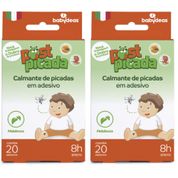 2 POST PICADA - CALMANTE DE PICADAS EM ADESIVO 20UN BABYDEAS