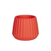 Vaso Cachepot Wave 25cm Argila