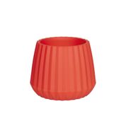 Vaso Cachepot Wave 25cm Argila