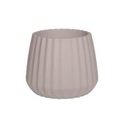 Vaso Cachepot Wave 31cm Branco Antigo
