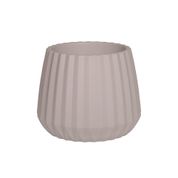 Vaso Cachepot Wave 31cm Branco Antigo