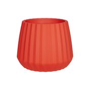 Vaso Cachepot Wave 37cm Argila