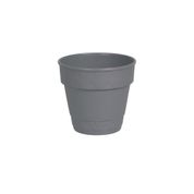 Vaso 2 em 1 13cm Cinza